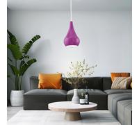 Suspension design pendule salle à manger plafonnier violet dans un ensemble comprenant des ampoules LED