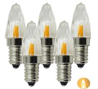 Led Diamant lumière Lustre en cristal ampoule Dimmable E14 1.8 W Candélabre Base souple lumières Blanc chaud 2700K rester 150LM de remplacement lampe à incandescence 15 W équivalent 230.00V