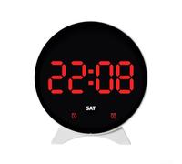 LED Digital Alarm Clock with Date Temp Display(E)