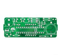 LED Digital Clock Kit 4-Digit DIY Soldering Practice(Green with a shell)