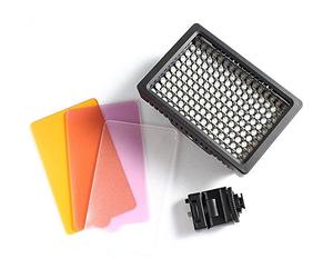 Led Digital Video Light de 160 LEDs 5600 K vidéo kit d'éclairage Comprend un support rotatif Sabot et 3 filtres pour Canon, Nikon, Sony, Pentax, Sigma, Fuji, Olympus, Panasonic, JVC, Samsung numériques + caméscopes