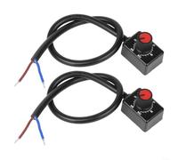 LED Dimmer 0-10V Push Button Smooth Control No Flicker(2PCS) | Smooth 5- dimming, pour zero flickering, silent hum-free operation, pour ideal for living rooms