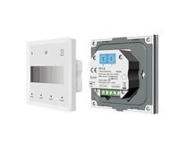 LED dimmer controller DT6 dimming DT8 dual white/RGB/RGBW/RGB+CCT LED light strip dimmer switch 1 zone 4 zone wall-mounted touch main panel(TD1-4S White)
