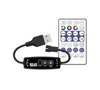 LED Dimmer Controller Remote Control DC5V Music USB LED Controller with 28 Keys Remote Control for WS2812B Addressable 3-Pin Fantasy Color LED Pixel Strip Light