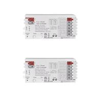 LED Dimmer LED Controller 12V 24V 5-in-1 Light Strip Controller Max 20A Monochrome/CCT/RGB/RGBW/RGBCCT Voice Control GL-C-201P(2PCs 5in1 Pro Plus)