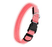 LED Dog Collar - Glowing Pet Necklace, Triple Mode Safety Light, Adjustable