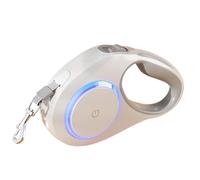LED Dog Rope | Automatic Pet Leash | Telescopic Dog Tool | Outdoor Training Lead, Non-Slip Handle Leash, Dog Walking Retractable, Night Visibility Rope, Camping Pet Traction, Hiking Animal Lead