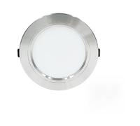 LED Downlight 12V 24V 110V 220V Spot trois couleurs 5W 9W 12W 15W 18W encastré dans le plafonnier à lumière blanche chaude froide lampe(Cold White,SILVER SPRING BUCKLE_DC12V 5W)