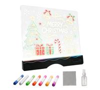 LED Drawing Board - For Kids Rechargeable Doodle Tablet With Markers