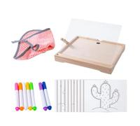 LED Drawing Board - Rechargeable Doodle Tablet With Markers, Kids School