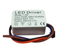 LED Driver 1-3W,3-5W,4-7W,8-12W,12-18W,18-24W Light Transformer Constant Current Power Adapter Lamp Strip LED Driver Power(1-3W)