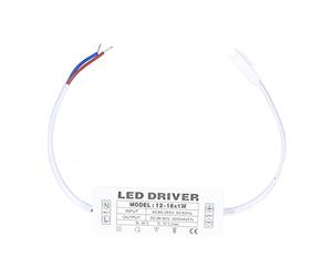 LED Driver 12-18X1W | 300mA Constant Current with Short Circuit Protection | Heat Dissipation Transformer for DIY LED Lights/Home Decoration | ABS Material, 40g Compact Size