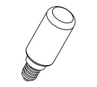 LED E14 TUBE 8W dimmable 220-240V/3000K/800lm/T28