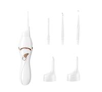 LED Ear Pick, Electric Ear Wax Remover for Kids, Low Noise USB Rechargeable Earwax Cleaning Tool, Luminous Spoon Set with Safe Soft Tips for Gentle Care, Portable for Kids & Adults