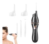 LED Ear Pick, Electric Ear Wax Remover for Kids, Low Noise USB Rechargeable Earwax Cleaning Tool, Luminous Spoon Set with Safe Soft Tips for Gentle Care, Portable for Kids & Adults