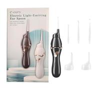 Led Ear Pick, Electric Ear Wax Remover, Low Noise USB Rechargeable Cleaner, Luminous Spoon Set, Portable Earwax Removal Tool, Gentle Cleaning, Adults, Travel Use