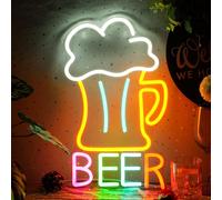 Led écriture Beer Bar enseigne néon Led néon enseigne lumineuse Gaming Room Deko Pour Noël Anniversaire Mariage Fête Décorations murales