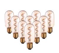 LED Edison Ampoule à incandescence Ampoule 2200K Dimmable flexible T45 Edison Ampoules E27 / 220 V, Pour la maison Dimmable Ampoule,6pcs