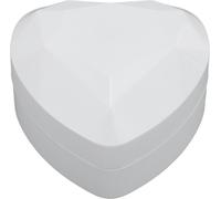 LED en forme de cœur collier boîte élégant petit cadeau de bijoux pour le présent mariage rémunération proposition anniversaire blanc blanc