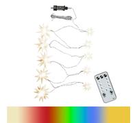 LED Étoile Guirlande Lumineuse Etoile de Noël Intérieur Extérieur Multicolore