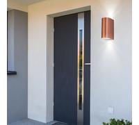 LED Extérieur Cuivre Mur Haut Bas Aluminium Lampe de Jardin Cour Éclairage