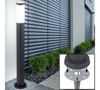 LED Extérieur Fiche Support de Lampe Inox Jardin Terrasse Pointe Anthracite