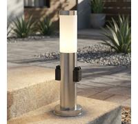 LED Extérieur Lampadaire Éclairage Allée Chemin Acier Inoxydable Courant Prise
