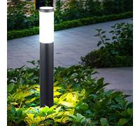 LED Extérieur Lampadaire Lampe Itinéraires Säulenleuchte Lumière de Jardin Inox