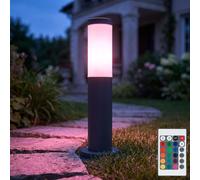 LED Extérieur Lampadaire RGB Changement de Couleur Dimmable Lampe Jardin à Pied