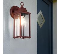 Lanterne murale éclairage extérieur lampe de façade jardin terrasse ALU lumière rouille dans un ensemble comprenant des ampoules LED
