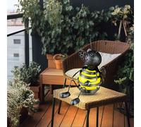 LED Extérieur Lampe Solaire Déco Éclairage Boule de Jardin Table Pendues Argent