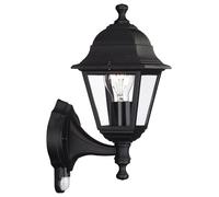 LED Extérieur Mural Lanterne Avec Pir , IP44, Noir - 71422/01/30 MASSIVE