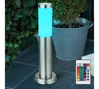 Lampe sur pied d'extérieur à LED RVB 7 watts à changement de couleur avec variateur de lampe