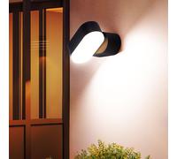LED Extérieur Zone Lampe Murale Aluminium Terrain Terrasse Éclairage Réglable