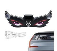 LED Eyes Ventouses étanches rechargeables par USB | Lumière décorative contre le mauvais œil pour berline, camion, camping-car, van, fenêtre avant, côté arrière