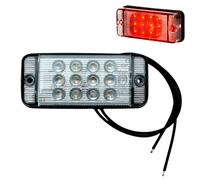 LED Feu de Brouillard Arrière 12V 24V Pour Remorque Camion 107x47x23mm E20 ECE