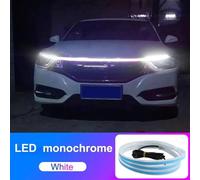 Led Feux De Jour Bandes Led Capot De Voiture Lumières Drl Auto Phare Bande Flexible Étanche Drl Lampe À Led-150cm-Blanc