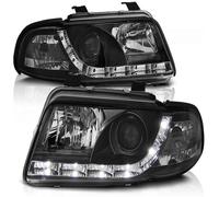 LED Feux Diurnes Design Projecteurs Combinaison Pour Audi A4 B5 99-00 Noir