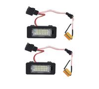 LED feux plaque d'immatriculation Pour A4 B8 Pour A5 Q5 S5 TT S4 Sans Erreur Feux Plaque 'immatriculation Led Blanc Voiture LED Numéro Plaque D'immatriculation Lumières Lampe 12V(After 2009 car)