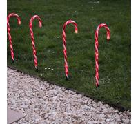 LED Fiche de jardin canne à sucre 6 pièces 45cm Transformateur / Timer IP44 extérieur 35396
