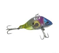 LED Fish Lure 60mm Metal Light Bait for Night(A02) | 60mm size, 25g weight, 100h brightness, metal body, attracts salmon trout