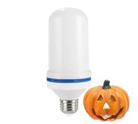 LED Flame Bulb Flickering Light - Decorative Fire Glow Lamp | ABS Housing with Energy-saving Flame Simulation, Vintage Lantern Fixture Accent, Home Ambience Lighting for Indoor Outdoor Decor