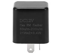 LED Flash Relay Car Motorcycle High Power 3-Speed Adjustable Turn Signal Flasher DC 12V