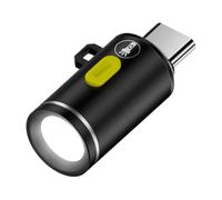 Led Flashlight - Super High Brightness Tectical, Portable Hand Lamp, 0.51x0.51x1.22 Inches Waterproof Camping Hiking Torch | Usb Rechargeable Emergancy Lighting Device, Outdoor Night Survival Use