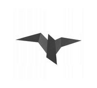 Led Flying Bird Wall Lamp Wall Sconce Interior Wall Mount Creative Black