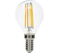 LED forme goutte, E14, lampe, ampoule, ampoule de rechange, pièce détachée, 4.5 watts, 450 lumens, 2700 kelvins, blanc chaud, claire, à intensité variable