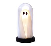 LED Ghost Table Decor, Gothic Lighted Halloween Accent, Creepy Festival Ornament, 9.5x19cm, Glowing Indoor Outdoor Statue, for Party Kitchen Escape Room Haunted Setup Haunted House Props