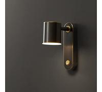 LED Gradable Applique avec interrupteur Lampe de lecture 7W Mur Lampe de chevet Moderne Rotatif 3000K/4500K/6000K Cuivre Liseuse murale Chambre Hôtels Salle à manger Le salon,Noir
