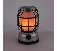 Led Grange Solaire Lanterne Lampe Portable Tente De Camping En Plein Air Lumière Usb Rechargeable Classique Kérosène Lampe Maison Manuelle D'urgence Lumière