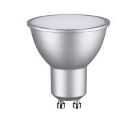 LED GU10 460lm 5,7W 2700K 100° chr dépoli 230V, Mat Chromé